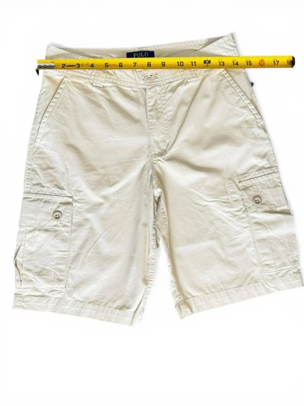 Polo Ralph Lauren Shorts Kids Cargo Beige Size 14 Cotton